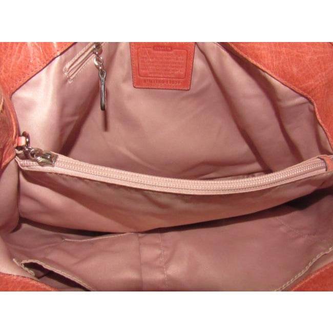 Coach Vintage Pursesdesigner Purses Buttery Pink Leather With Chrome Hardware Satchel