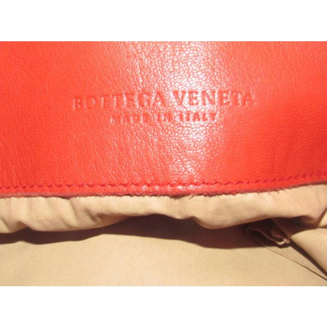 Bottega Veneta Pursesdesigner Purses Beige Canvas Fabric With Red Braided Leather Strapstrim And Top