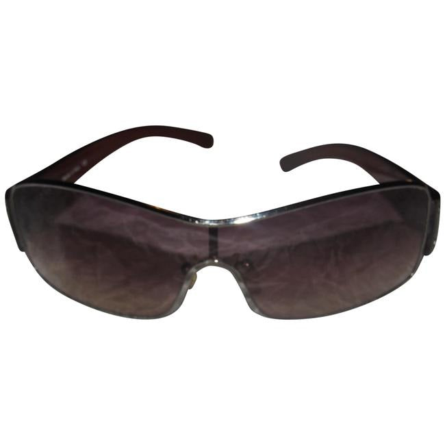 Prada Heavy Plastic In Brown Frames With Slight Purple Tint Lenses Sunglassesdesigner Sunglasses