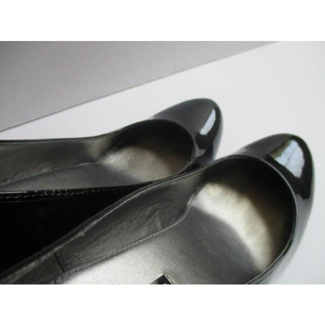 Bandolino Black Bdeladia Patent Leather Almond Toe Pumps Size Us