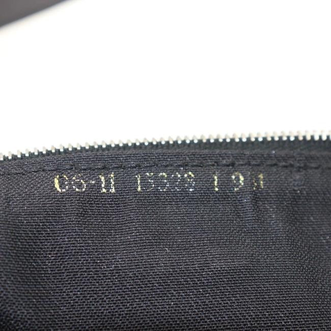 Fendi Xl Style Shoulder Purses Black Nylon And Leather With A Black Enamel Ff Logo Cutout Accent Hob