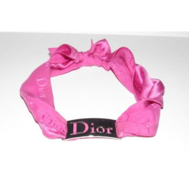 Dior Pink Removable Chrome Ring Scarf