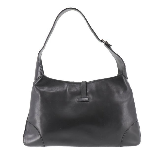 Gucci New Jackie Black Glove Leather Hobo Bag