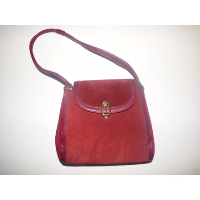 Gucci And Leather Satcheldesigner Purses Red Suede Shoulder Bag