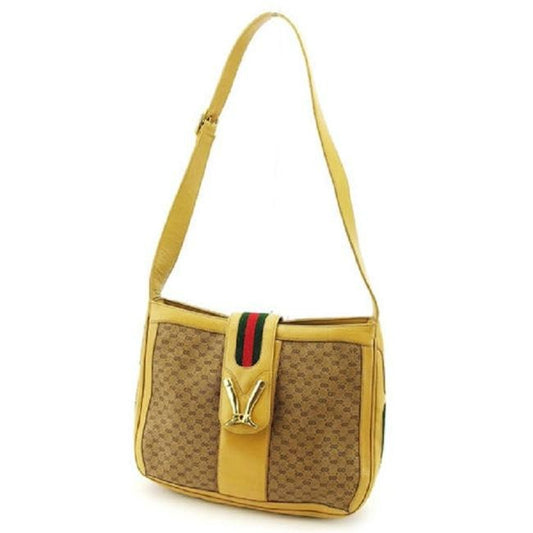 Gucci Brown micro Guccissima Leather Hobo Crossbody Bag w Boot Snap