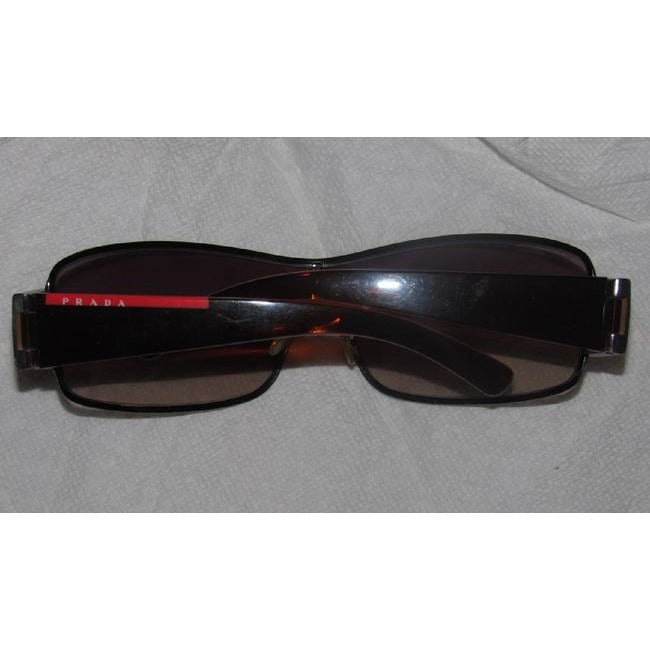 Prada Heavy Plastic In Brown Frames With Slight Purple Tint Lenses Sunglassesdesigner Sunglasses