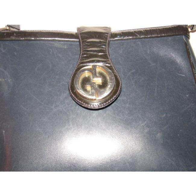 Gucci Mod Blue Leather Bag