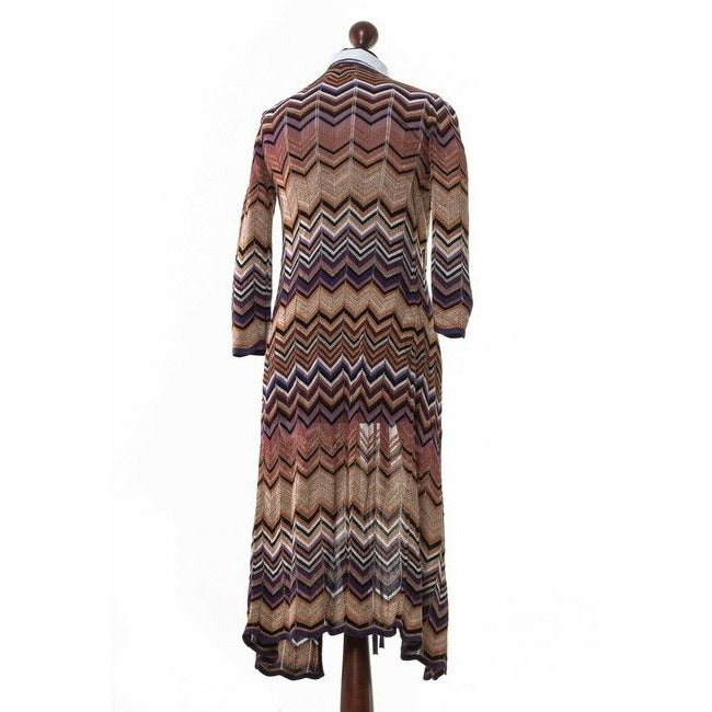 Missoni Chevron Print Knit Duster Sweater