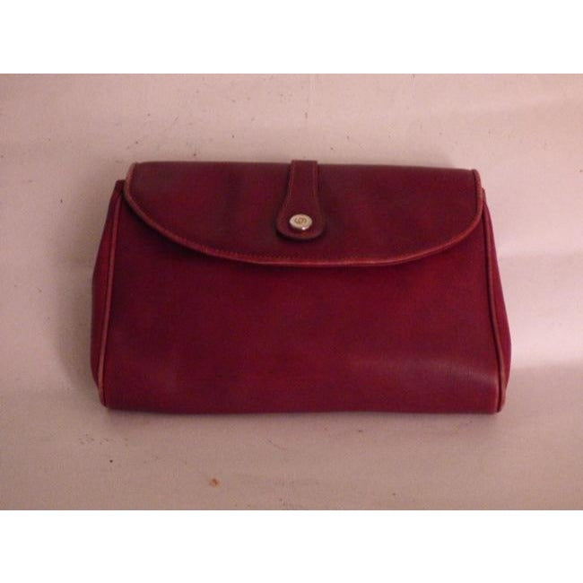 Gucci Vintage Burgundy Leather Shoulder Bag