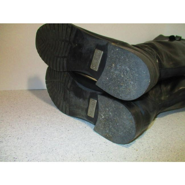 Pajar Black Zipper High Waterproof Pewter Accent Bootsbooties Size Us