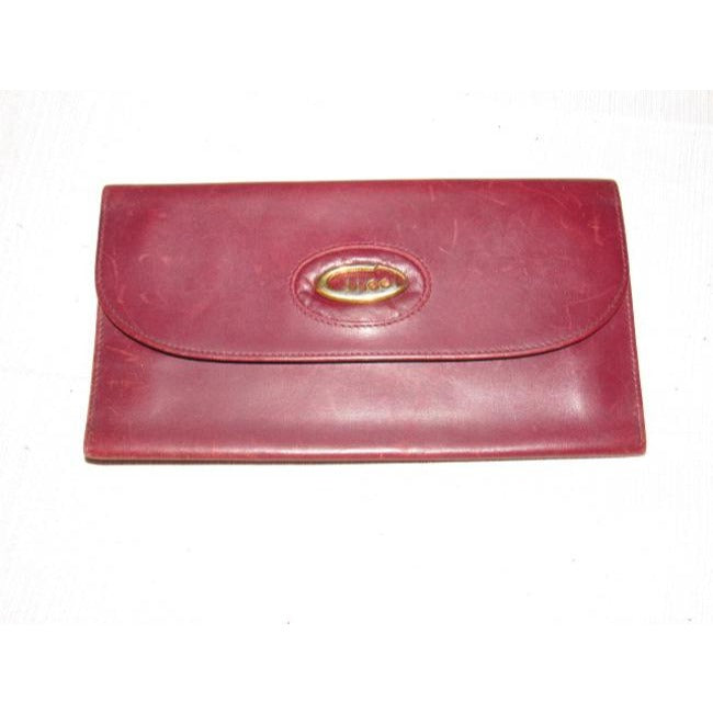 Gucci Vintage Pursesdesigner Purses Burgundy Small G Logo Canvas And Leather Leathercanvas Shoulder