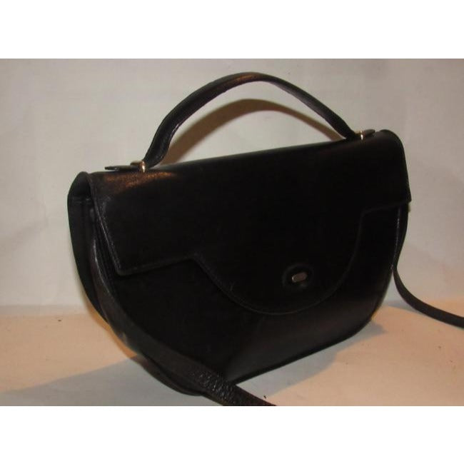 Bally Vintage Pursesdesigner Purses Buttery Black Leather Satchel