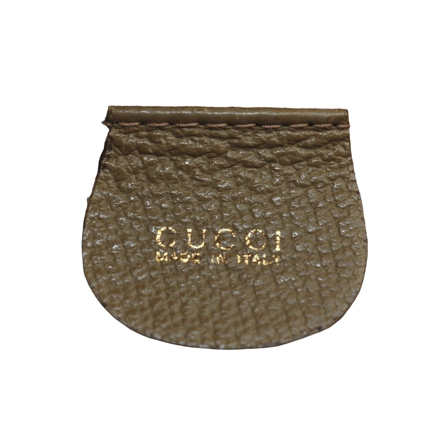 Gucci Stirrup style olive green suede and leather saddle bag cross body or shoulder bag with a gold stirrup accent!