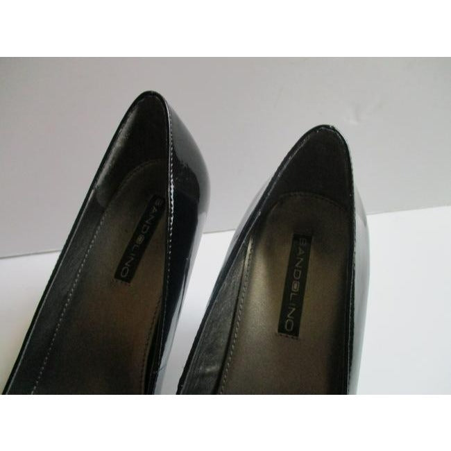 Bandolino Black Bdeladia Patent Leather Almond Toe Pumps Size Us