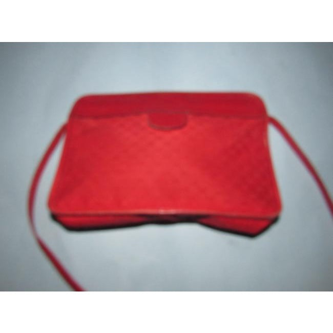 Gucci Vintage Pursesdesigner Purses Red Gg Canvas Clutch