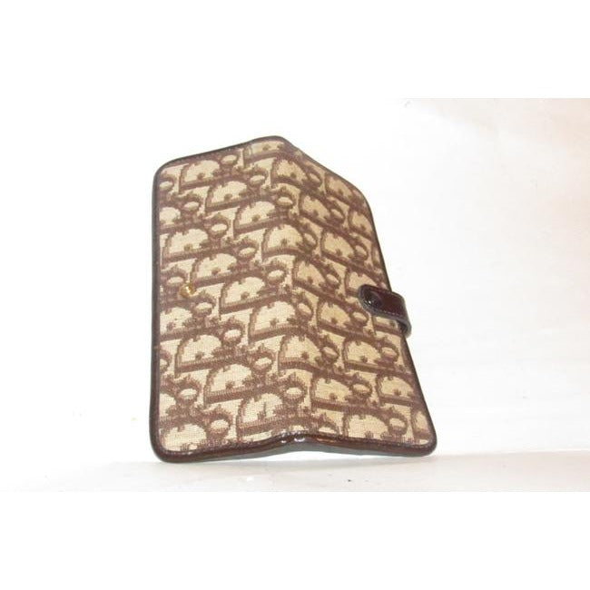 Dior Brown Trotter Print Mirrored Accessory for Comb Cash etc.