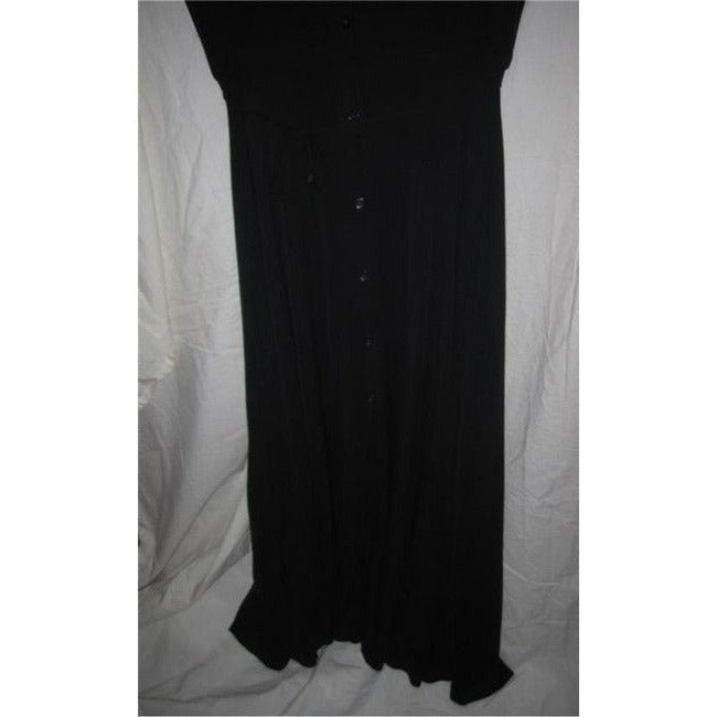 Ralph Lauren Black Silk Long Night Out Dress