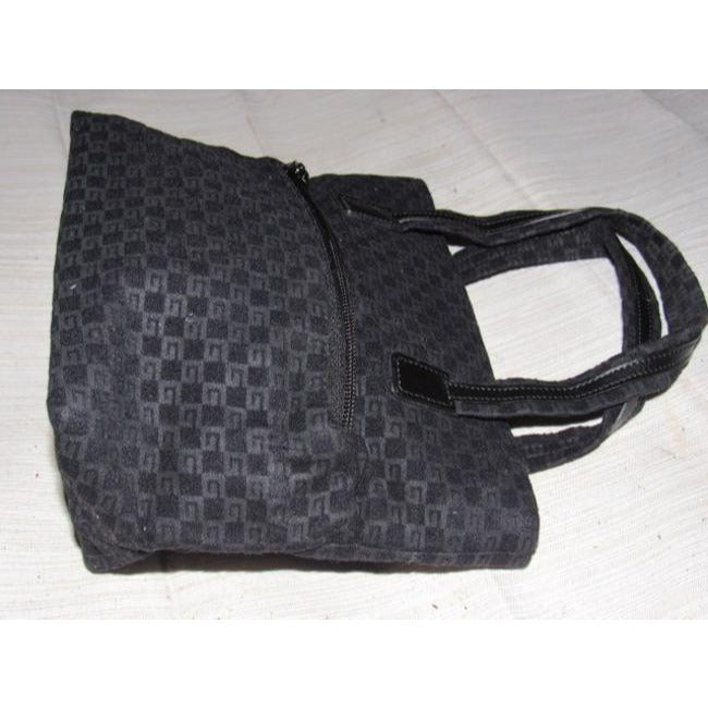 Gucci Vintage Black And Brown Square G Logo Print