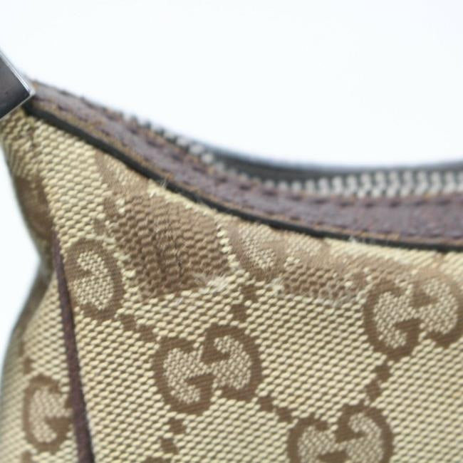 Gucci Gg Supreme Guccissima Print In Browns Leather Canvas Hobo Bag