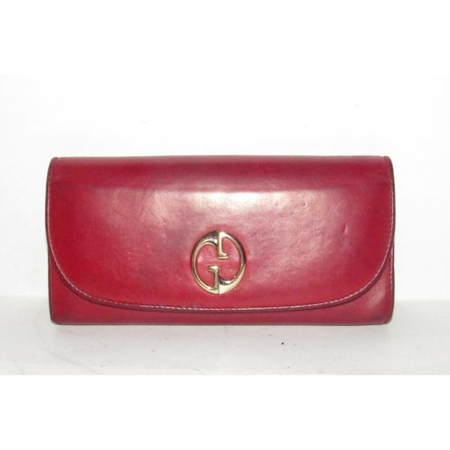 Gucci Super Soft Dark Red Leather Wallet
