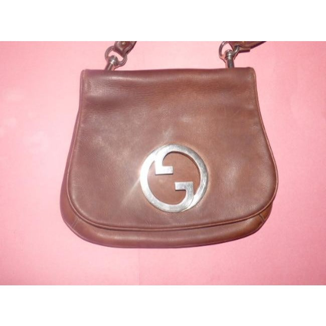 Gucci Vintage Shades Of Brown Leather Hobo Bag