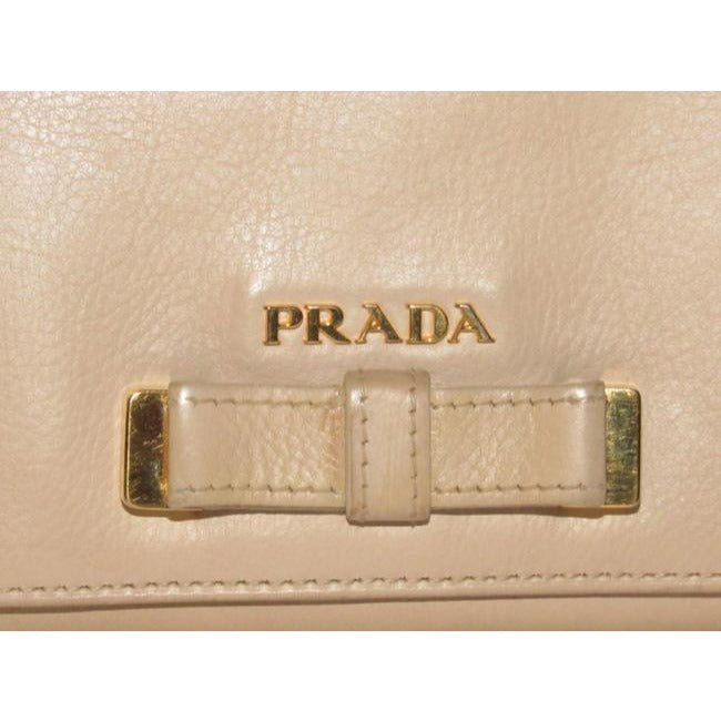 Prada Pale Pink Nude Leather Wallet