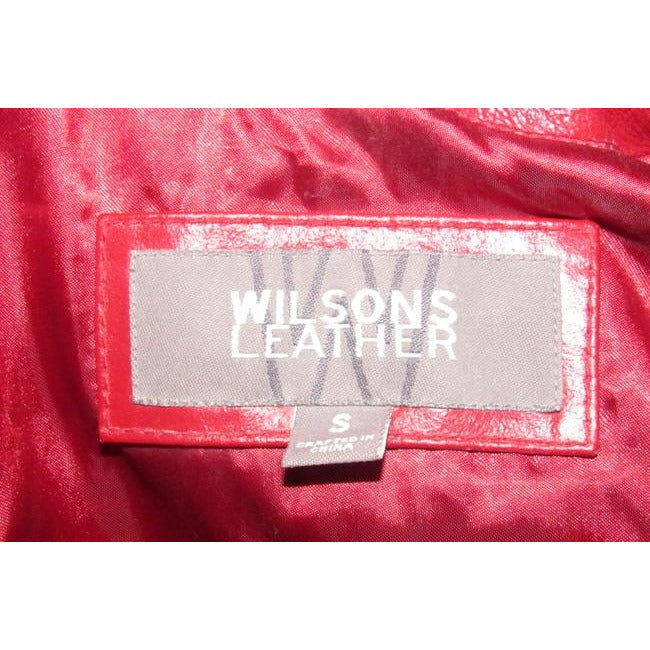 Wilsons Leather True Red Jacket