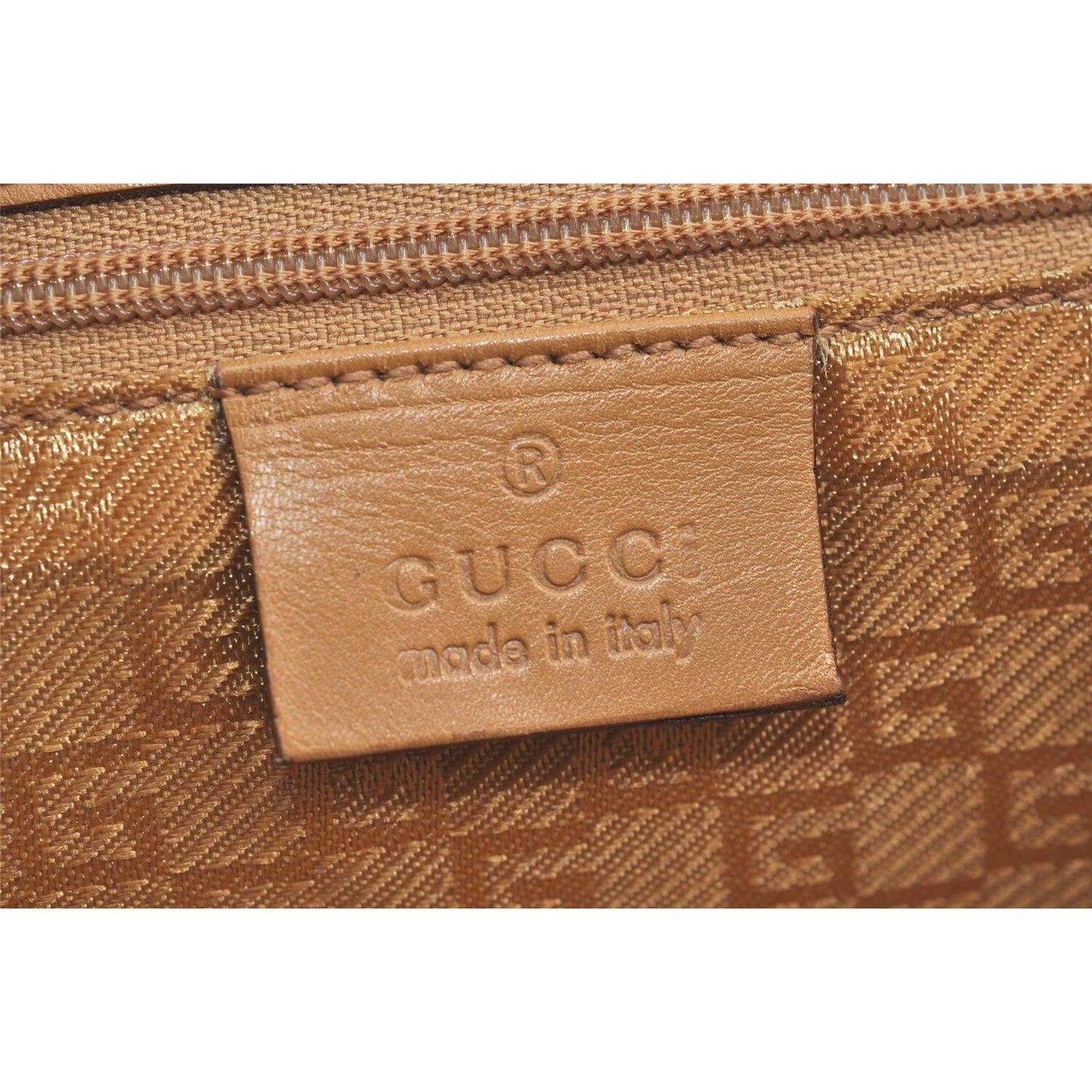 Gucci, pink suede and camel leather, Jackie bag with two, rolled leather handles, a chrome, push button closure and flip top closure