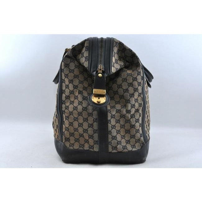 Gucci Tote W Guccissima Sherry Line Xxl Overnight Satcheltote W Wide Stripe Navy G Logo Printred Gg