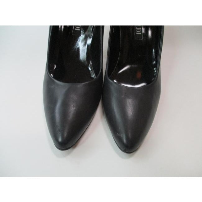 Pancaldi Black Italian Patent Swirls Pumps Size Us