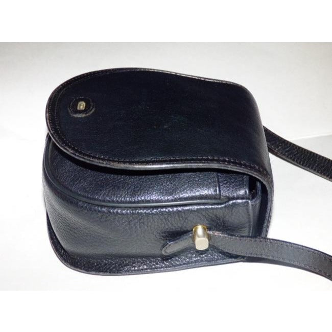 Bally Vintage Pursesdesigner Purses Black Leather Cross Body Bag