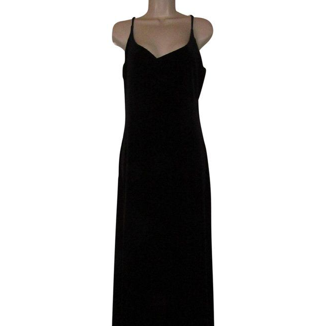 Ralph Lauren Black Velvet Long Formal Dress