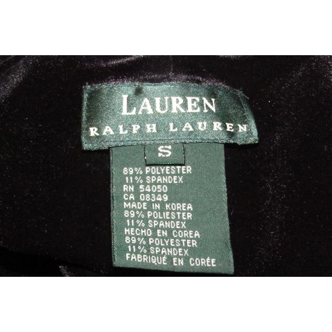 Ralph Lauren Black Velvet Long Formal Dress