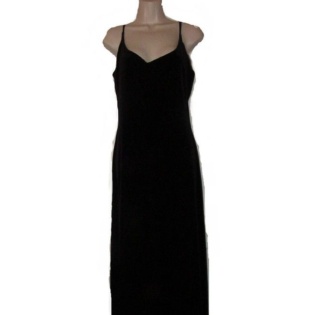 Ralph Lauren Black Velvet Long Formal Dress