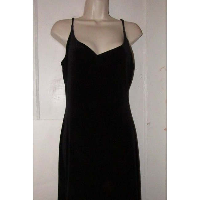 Ralph Lauren Black Velvet Long Formal Dress