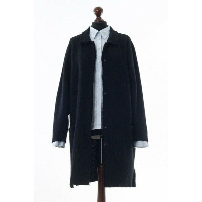 Marimekko Black Wool Long Coat