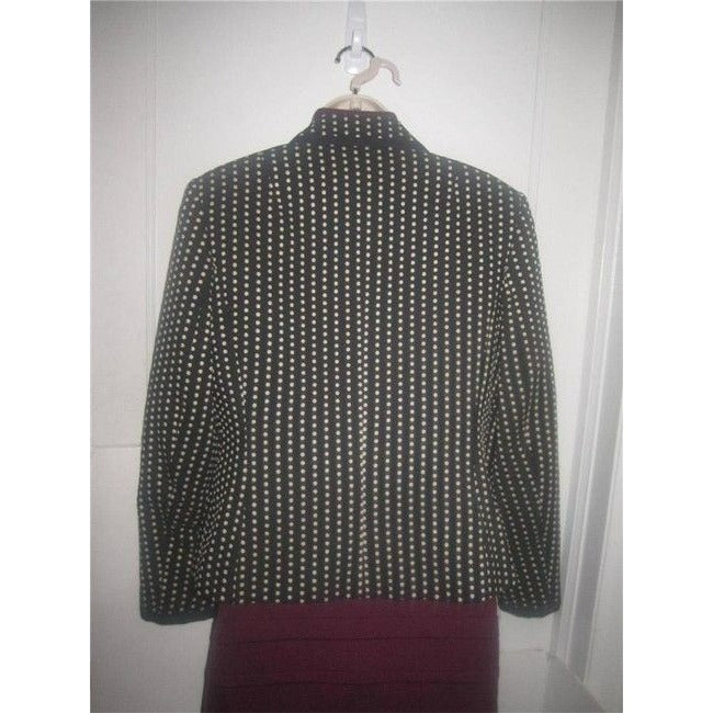 Talbots Black With White Polka Dots Vintage Blazer