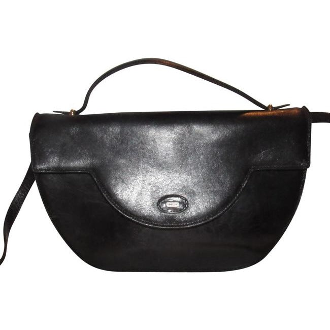 Bally Vintage Pursesdesigner Purses Buttery Black Leather Satchel