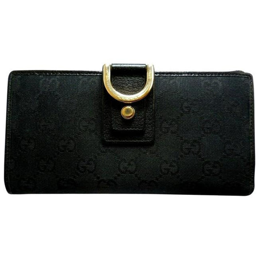 Gucci Black G Print Abbey Continental Wallet