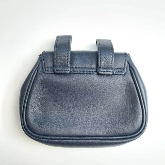 Dior Belt W Envelope Top Two Way Belt Bagcross Satchel Logo Navy Leathercd Accent Cross Body Bag