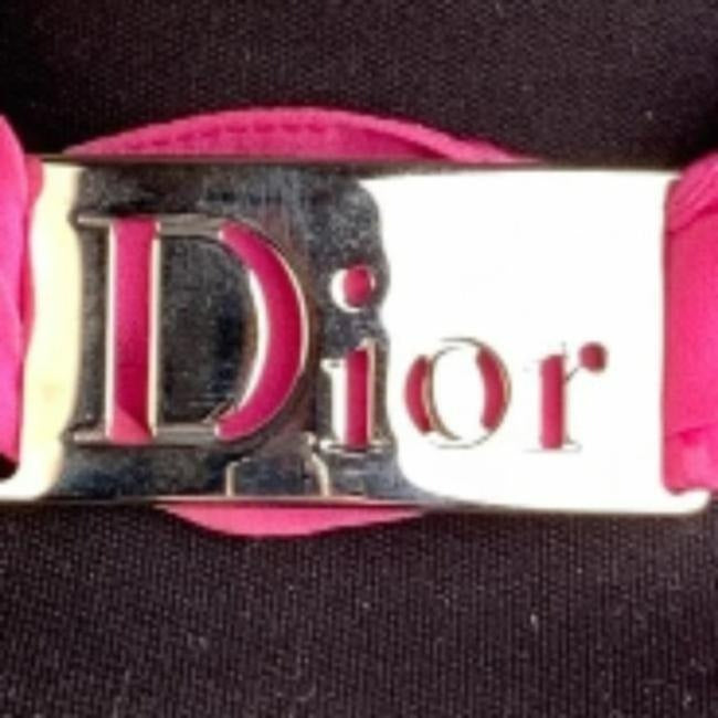 Dior Pink Removable Chrome Ring Scarf