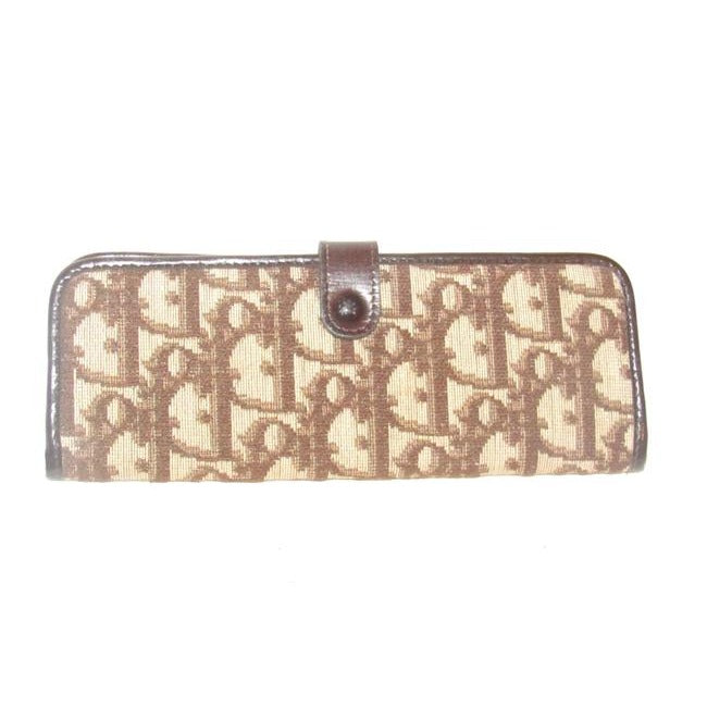 Dior Brown Trotter Print Mirrored Accessory for Comb Cash etc.