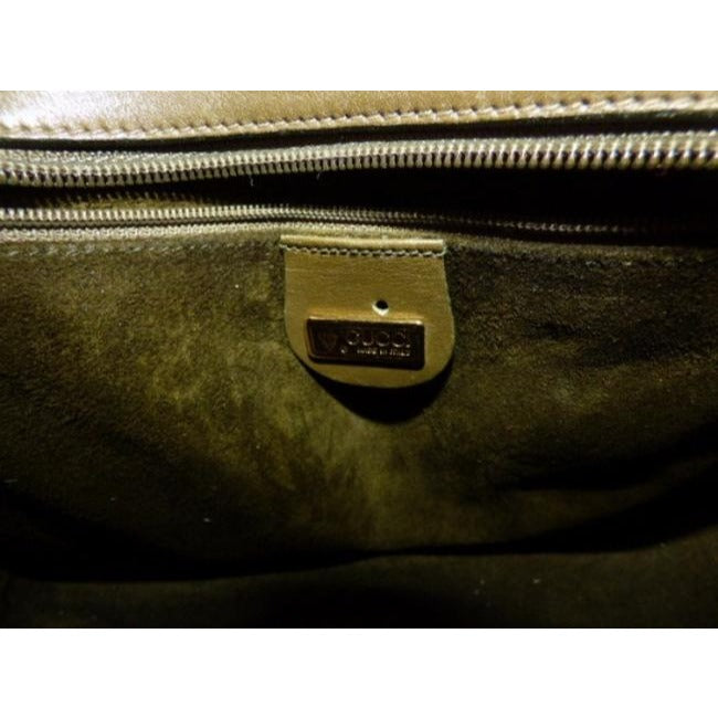 Gucci Vintage Ivy Green Leather Cross Body Bag