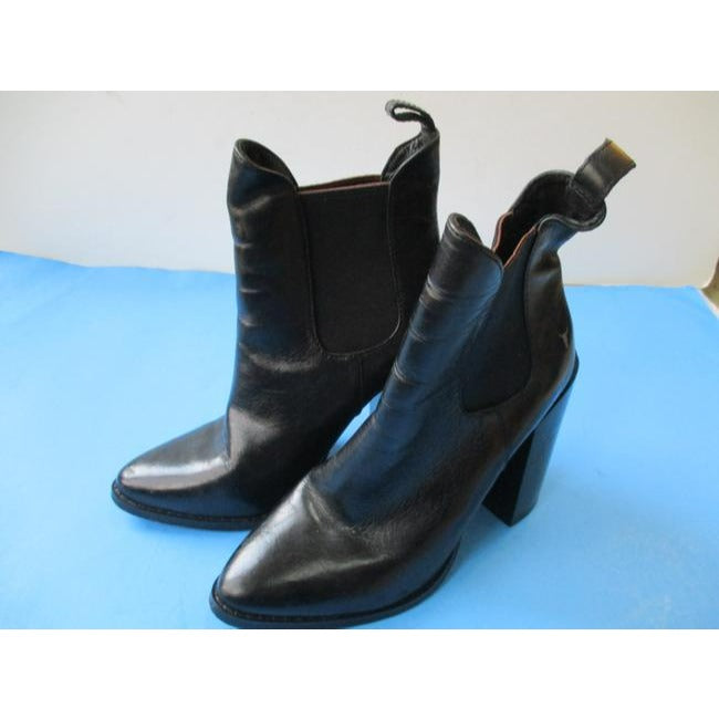 Windsor Smith Black Grinder High Ankle Bootsbooties Size Us