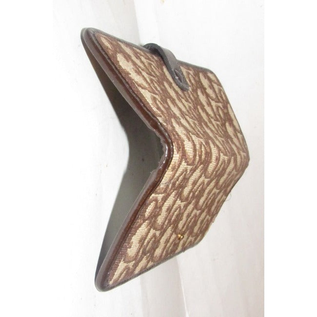 Dior Brown Trotter Print Mirrored Accessory for Comb Cash etc.