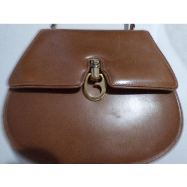 Gucci Vintage Pursesdesigner Purses Supple Caramel Brown Leather Satchel