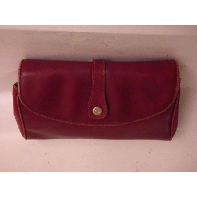 Gucci Vintage Burgundy Leather Shoulder Bag