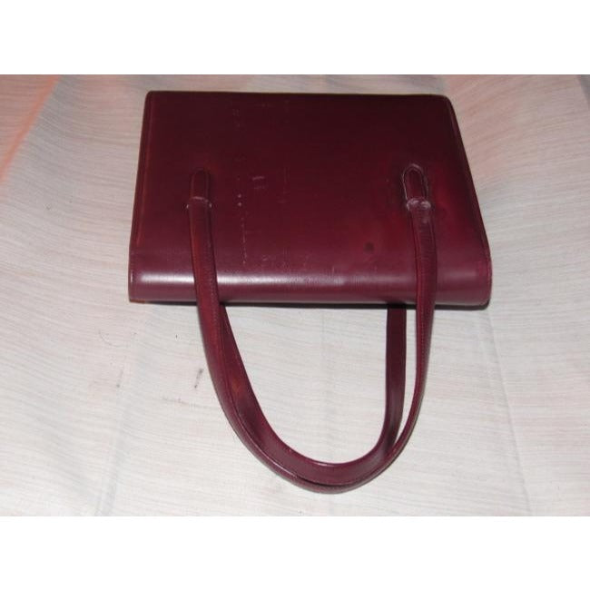 Gucci Vintage Pursesdesigner Purses Burgundy Leather Satchel