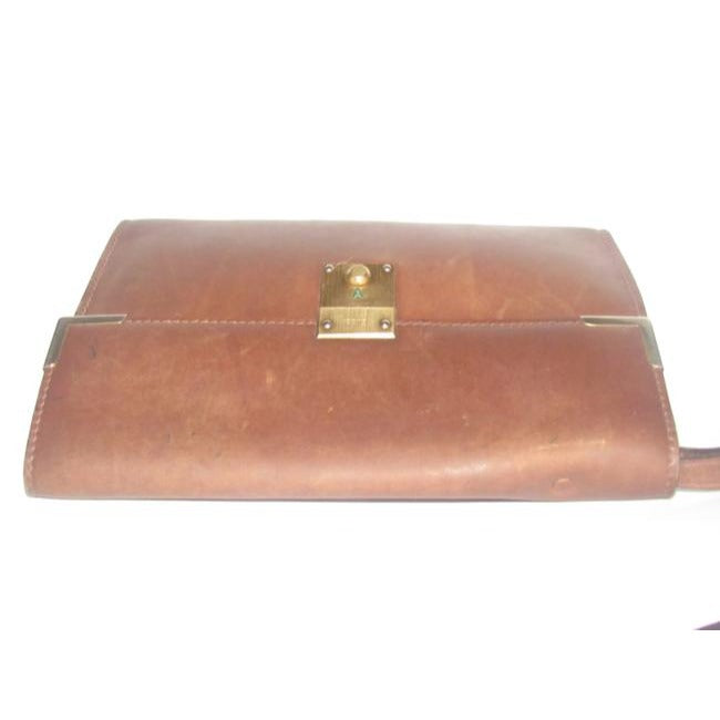 Gucci Vintage Pursesdesigner Purses Brown Leather Clutch