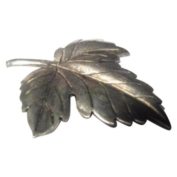 Tiffany & Co Vintage Sterling Stylized Leaf Brooch